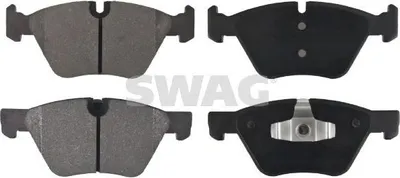 Produktbild von SWAG 20 91 6670 Bremsbeläge Satz Vorne Bremsklötze für BMW 3 Touring (E91) 3 Limousine (E90) 1 Schrägheck (E87) 3 Coupe (E92) 3 Cabrio (E93)