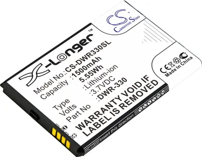 Immagine prodotto di TECHTEK Batteria compatibile con [D-Link] DWR-330 sostituisce DWR-330