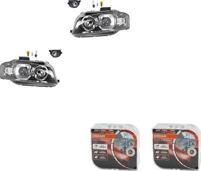 Obrázok produktu pre Johns, svetlomety Osram Xenarc Night Breaker Laser vhodné pre Audi A3 8P 8P0941029M 8P0941029D 8P0941030M 8P0941030D 8P0941699A 8P0941700A
