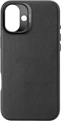 Productafbeelding van Gecodeerd lederen hoesje, Obal, Apple, iPhone 16 Plus, 17 cm (6,7 inch), zwart