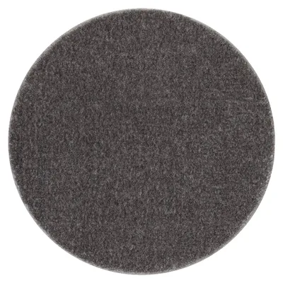 Image de Tapis de salle de bain SANTA cercle plaine, antidérapant, doux - gris gris roue 50 cm