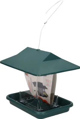 Produktbild von Pro Garden Vogelfutterspender - hangend - Futterspender - grun