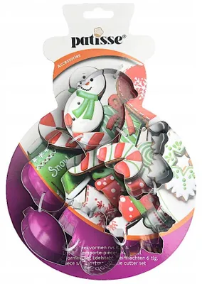 Produktbild von Patisse Ausstecher Set 6 Stück Weihnachtsformen Edelstahl