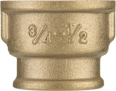 Produktbild von Messing Reduziermuffe 3/4"x1/2"