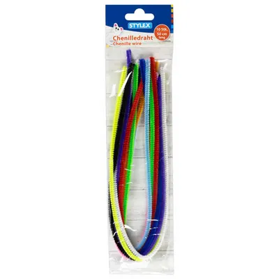 Produktbild von Stylex 46738 Chenilledraht/Pfeiffenreiniger 10 Stück 50 cm Länge