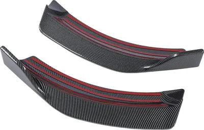 Immagine prodotto di Paraurti anteriore Spoiler laterali Copertura angolare Rivestimento Canards Splitter Diffusore Spoiler Ricambio per Mercedes-Benz Classe V W447 V260 AMG-Line Stile fibra di carbonio