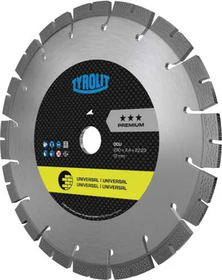 Image de TYROLIT disque à tronçonner diamanté PREMIUM*** haute performance, Ø du disque : 125 mm