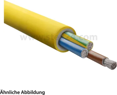 Produktbild von HELU KABEL NSSHÖU-J 3G2,5mm² schwere Gummischlauchleitung AD 16,5mm Nennspannung Uo/U 600V/1000V - 1 Meter