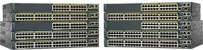 Produktbild von Cisco Catalyst WS-C2960S-24PD-L, Managed, L2, Gigabit Ethernet (10/100/1000), Power over Ethernet (PoE), Rack-Einbau, 1U