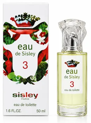 Produktbild von Sisley Eau de 3, Frauen, 50 ml, Nicht nachfüllbare Flasche, Bergamotte, Grapefruit, Zitrone, Mandarine, Ingwer, Duftblüten, Benzoe, Moschus, Patschuli, Vanille, Vetiver, KI-generiertes Bild