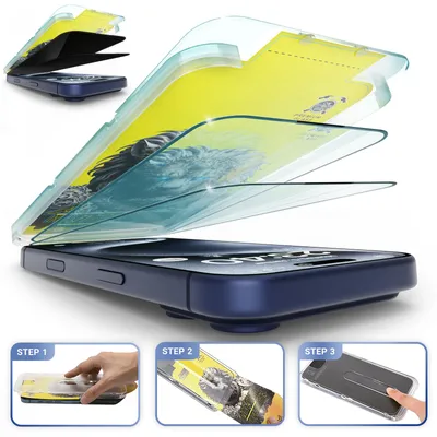 Produktbild von Panzerfolie iPhone 17 Schutzfolie Displayschutz | 9H Hartglas stoßfest | dünn 2er-Pack Schutzglas kratzfest Screen Protector | GreenHec