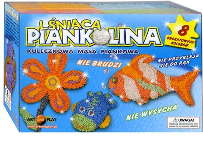 Produktbild von ART AND PLAY glänzende Schaumstoff-Farbe 8 Farben