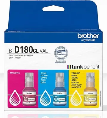 Productafbeelding van Brother BTD180CLVAL Patrone Brother BTD180CLVAL Farbtintenset