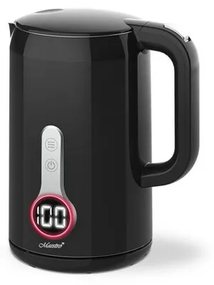 Wasserkocher 1,7 l, 1850-2200 W, schwarz, Temperaturregelung