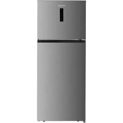 Produktbild von Heinner HF-HM415NFINVSD Kühl-Gefrierkombination 415 L, No-Frost, Powercool, LED-Display, Silber