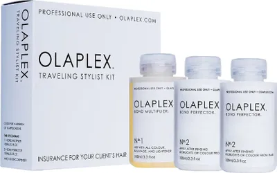 Obrázok produktu pre Cestovná sada Olaplex Stylist: No.1 100ml + 2 x No.2 100ml