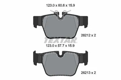 Obrázok produktu pre Bmw Zadné Brzdové Doštičky 1/2/X2 1,5-2,0 18-