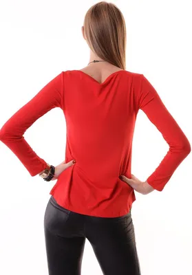 Immagine prodotto di Camicia da donna Langarm taglia unica; S/M; Rot