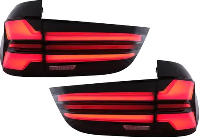 Zdjęcie produktu dla Tylne światła LED do BMW X5 F15 2013-2018 konwersja G05 designDynamiczne kierunkowskazy.