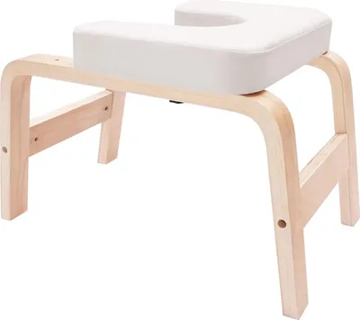 Produktbild von Yoga Kopfstandhocker - Inversionsstuhl - 200 kg Tragkraft - Für Yoga und Gymnastik - Beige