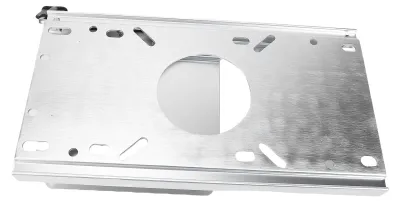 Image de Glissière pour siège de bateau en alliage d'aluminium avec poignée, pour socle de siège de bateau standard (13,5 x 13,5 cm).