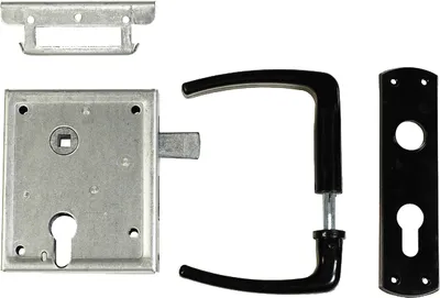 Produktbild von Universal-Kastenschloss 89 BK / PK DIN links / rechts PZ hebende Falle Dornma 60 mm