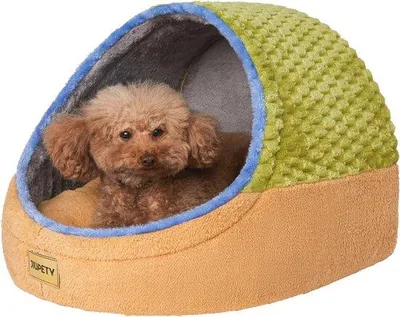 Produktbild von Katzenbett Gemütlich und Komfortabel - Anti-Rutsch Katzenhöhle mit Abnehmbarem Kissen - L (48 x 43 x 40 cm)