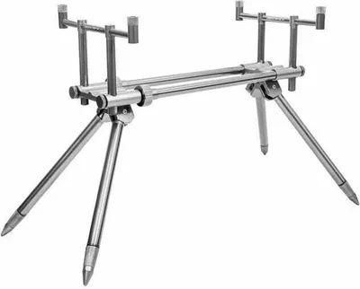 Image de Delphin RPX Stalk Silver Double Rodpod