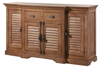 Produktbild von MASSIVMOEBEL24 Sideboard Mango 160x45x90 beige geölt TOULOUSE #08