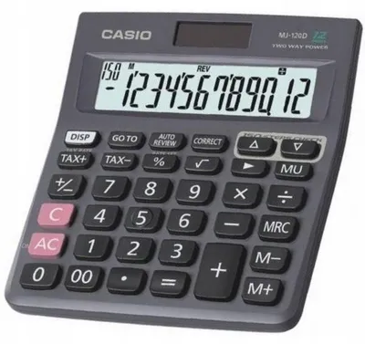 Produktbild von Casio MJ-120D PLUS 12-stelliger Taschenrechner