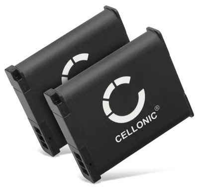 Image de CELLONIC 2x Batterie pour Appareil photo Compatible avec Panasonic Lumix DMC-TZ60, Lumix DMC-ZS100, Lumix DMC-TZ55, DMW-BCM13 - (1050mAh, 3.7V)