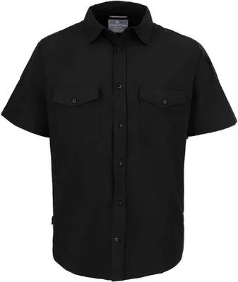 Image de Craghoppers - "Expert Kiwi" chemise pour homme à manches courtes PC4668 (XXL) (Noir)