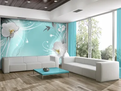 Produktbild von Vlies Fototapete 350x256 cm Tapeten Wandtapete XXL Blumen Orchidee b-A-0149-a-c
