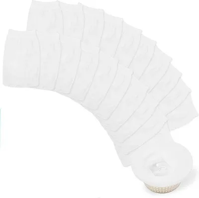 Produktbild von Poolfilter-Socken - Filter für Schwimmbecken - Schutznetz gegen Blätter und Schmutz - 20er Pack
