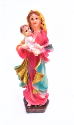 Muttergottes-Statue 13 cm, religiöse Sammelfigur, katholisch