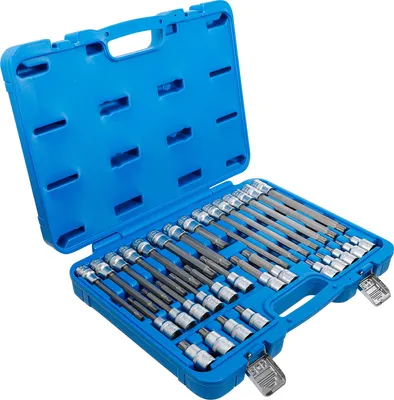 Obrázok produktu pre BGS technic Bit Socket Set, Chróm-vanadová oceľ, 5552 mm, 5,55 kg