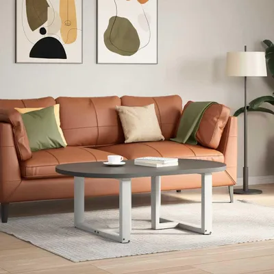 Image de vidaXL Pieds de table basse en T 2 pcs. Blanc 70x25x(42-43) cm Acier