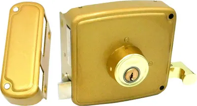 Produktbild von Crs02 Abdeckungsschloss rechts 50 x 100 mm lackiert Gold