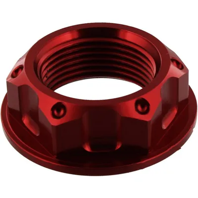 Produktbild von Mutter Lenkkopf JMP Bolt M24x1,50mm Aluminium rot für Suzuki GSX R GSR SV / S SF 80 / 85 / 125 / 150 / 200 / 250 / 350 / 400 / 450 / 480 / 500 / 600 /
