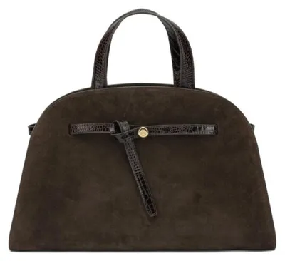 Productafbeelding van TORY BURCH handtas van bruin leer, damesmodel - UNIEK