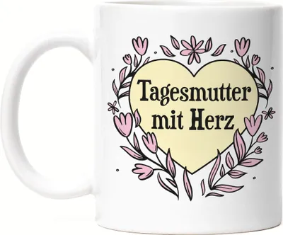 Produktbild von Tagesmutter mit Herz Tasse Geschenkidee Zum Danke Sagen Beste Tagesmutter