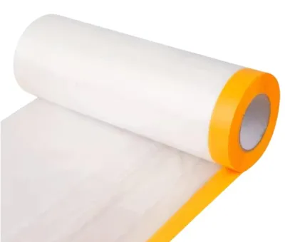 Zdjęcie produktu dla FOLIA MALARSKA OCHRONNA Z TAŚMĄ SAMOPRZYLEPNĄ Bogdan Przemocny