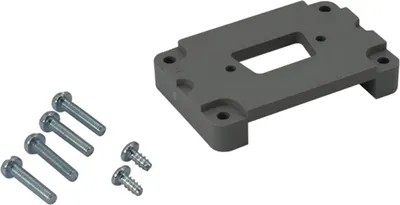 Produktbild von HARTING Han 6B D-Sub Adapterplatte für D-Sub 9-polig passend für 6B Gehäuse Werkstoff Kunststoff - 1 Stück