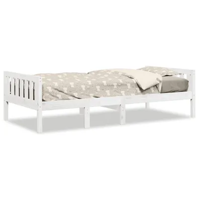 Immagine prodotto di vidaXL Letto per bambini senza materasso bianco 90x200 cm in legno di pino massiccio