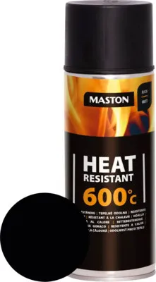 Produktbild von Sprühlack Maston Thermolack Hitzefest schwarz 400ml
