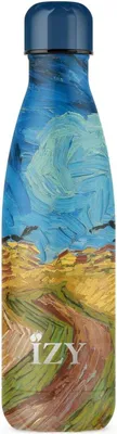 Produktbild von Thermoskanne 0.5L, Edelstahl, Weizenfeld mit Krähen van Gogh - IZY | Art Collection