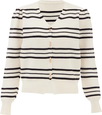 Produktbild von NAEMI damen strickjacke - weiss, XS/S