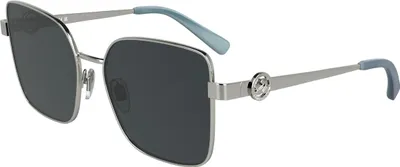 Image de LONGCHAMP LO181S 044 SILVER/GRAY 56/17/140 FEMALE Lunettes de soleil