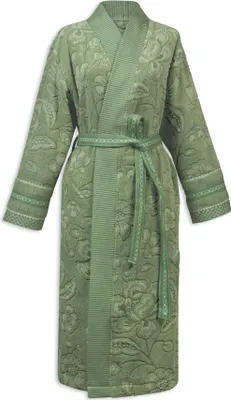 Produktbild von Pip Studio Bademantel Jasmin Jacquard  Farbe Grün Größe XS
