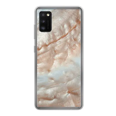 Produktbild von MuchoWow® Handyhülle Schutzhülle Hülle für Samsung Galaxy A41 Mineralien - Naturstein - Perlmutt Silikon Softcase Handy Hülle - Mobiltelefon